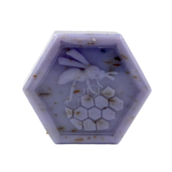 SAPONE VEGETALE CON MIELE E LAVANDA