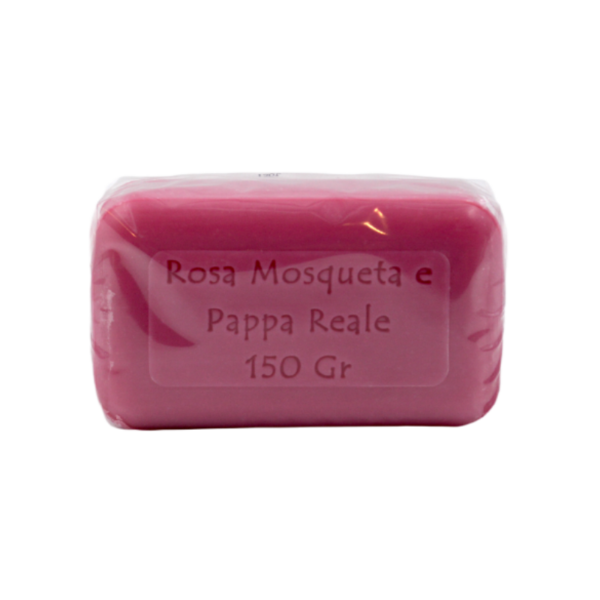 SAPONETTA NATURALE ROSA MOSQUETA E PAPPA REALE